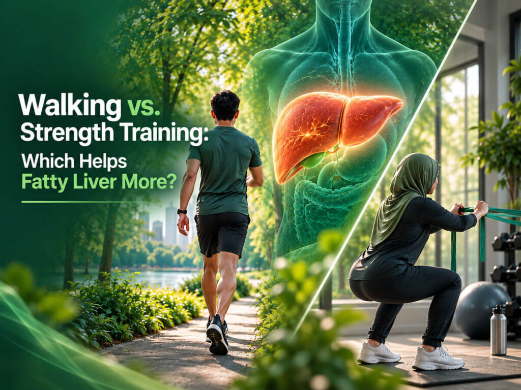 Walking vs Strength Training for Fatty Liver health