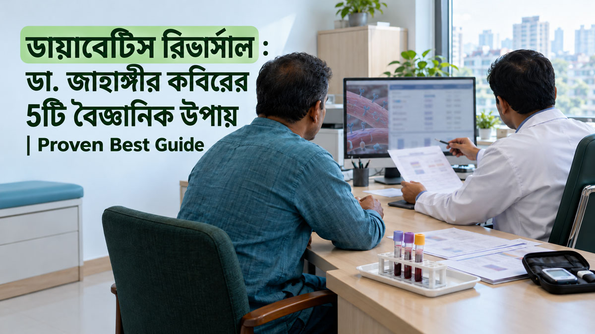 ডায়াবেটিস রিভার্সাল: ডা. জাহাঙ্গীর কবিরের 5টি বৈজ্ঞানিক উপায়